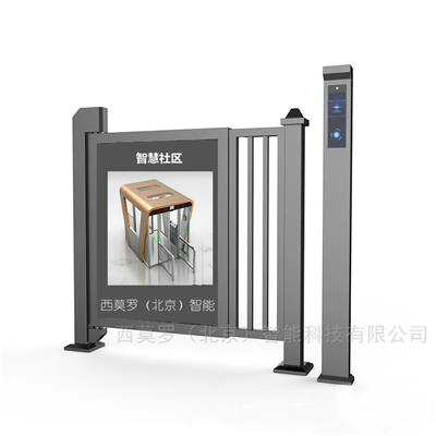 雙向開門人行通道柵欄門廣告門