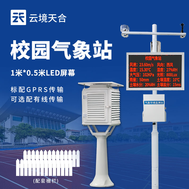 校園自動氣象站—可以直觀地觀察氣象變化，參與氣象數(shù)據(jù)的收集與分析